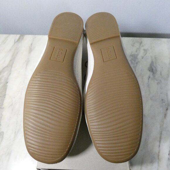 Naturalizer Soul Womens Bebe Slip On Loafer Birch Tan Woven 8 M - Picture 9 of 9